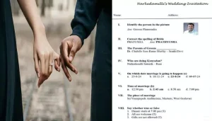 If you think the question paper is wrong .. marriage magazine ! Pantulamma's wedding card is going viral
