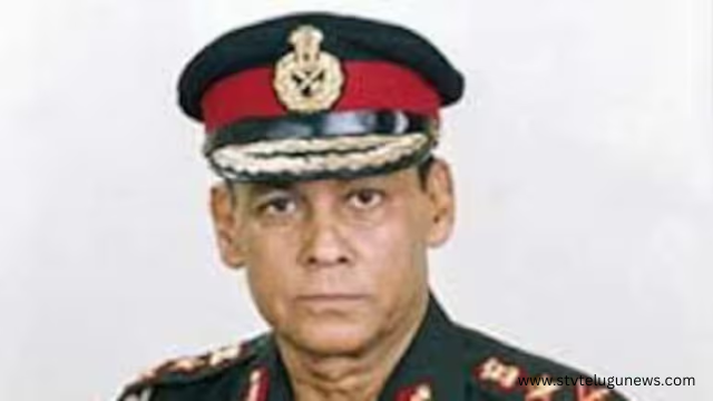 Indian Army Chief (Former) Padmanabhan passes away...Celebrities mourn